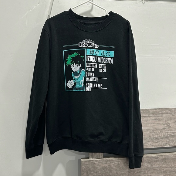 MY HERO ACADEMIA Izuku Midoriya Sweatshirt - Picture 1 of 2